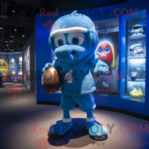 Blue American Football...