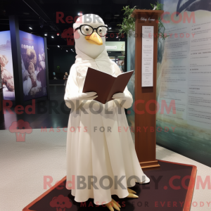 Cream Gull mascot costume...