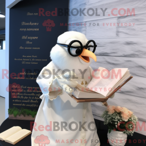 Cream Gull mascottekostuum...