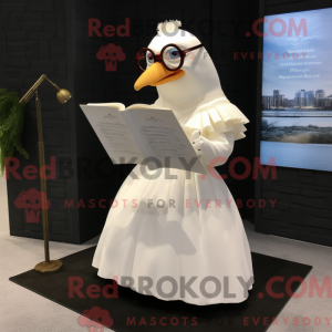Cream Gull mascottekostuum...
