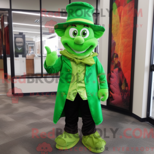 Limegrønn Leprechaun Hat...