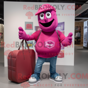 Postava maskota Magenta...