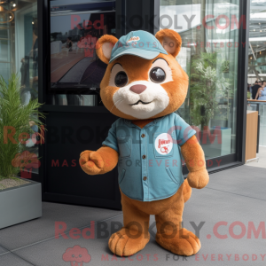 Rust Cat mascottekostuum...
