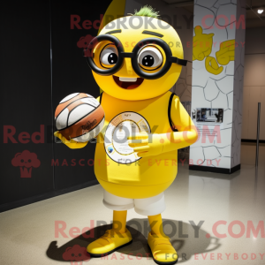 Lemon Yellow Basketball...