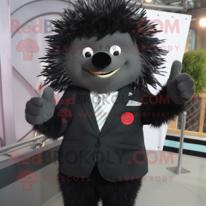 Black Porcupine mascotte...