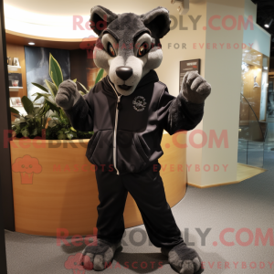 Sort Thylacosmilus maskot...