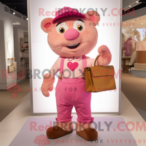 Pink Love Letter mascot...