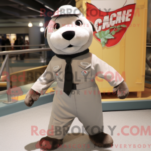 Silver Sea Lion mascot...