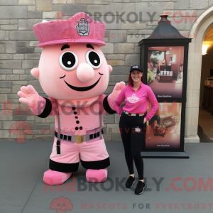Pink Irish Castle maskot...