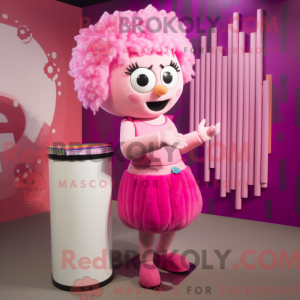 Pink Shepard S Pie maskot...