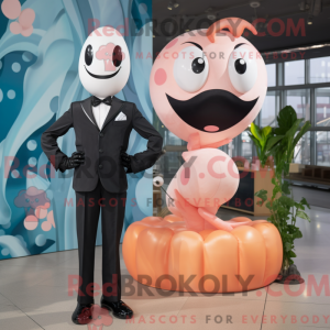Peach Hydra mascot costume...