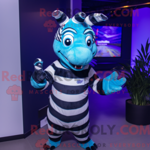 Figura de máscara de zebra...