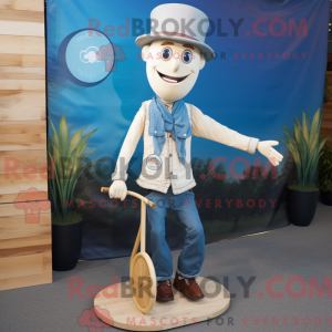 Creme Unicyclist maskot...
