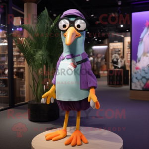 Lavendel Toucan mascotte...