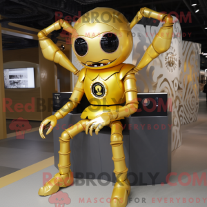 Disfraz de mascota Gold...