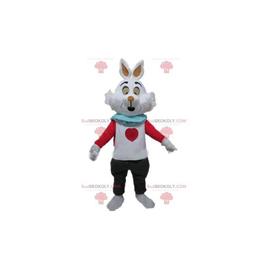 Maskot Alenky v říši divů bílého králíka - Redbrokoly.com