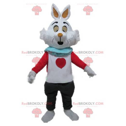 Alicja w krainie czarów biały królik maskotka - Redbrokoly.com