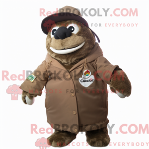 Mascotte de personnage de...