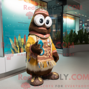 Mascotte de personnage de...