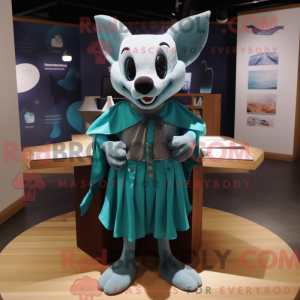 Disfraz de mascota Teal Bat...