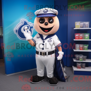 Navy golfbold maskot...