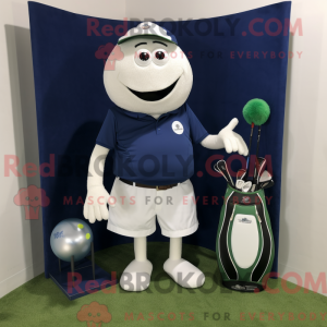 Navy Golf Ball mascot...