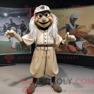 Tan Witch-mascottekostuum...