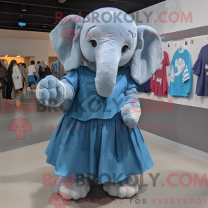 Blue Elephant maskot...
