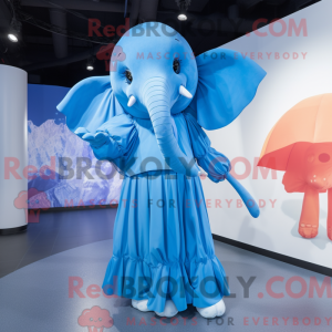 Blue Elephant maskot...