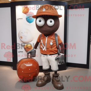 Rust Petanque Ball maskot...