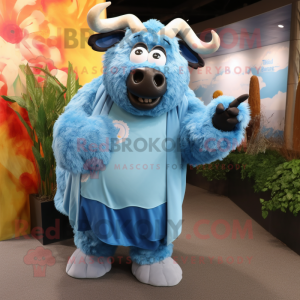 Sky Blue Buffalo mascotte...