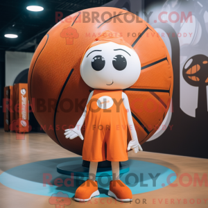 Rust Basketball Ball maskot...