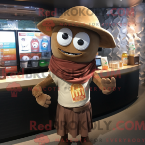 Brown Fajitas mascot...