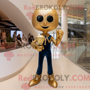 Guld timeglas maskot...