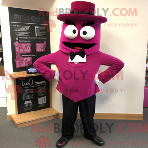 Magenta Falafel maskot...
