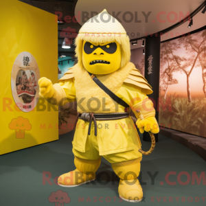Citrongul Samurai maskot...