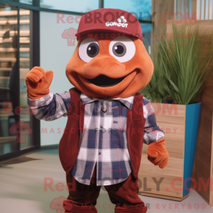 Kaštanová postava maskota...