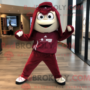 Maroon Momentum mascot...