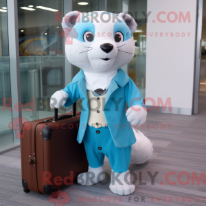 Disfraz de mascota Sky Blue...