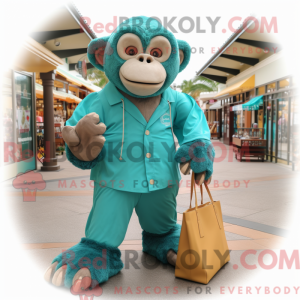Blauwgroen chimpansee...