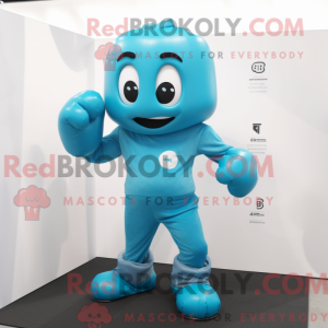 Cyan boksehanske...