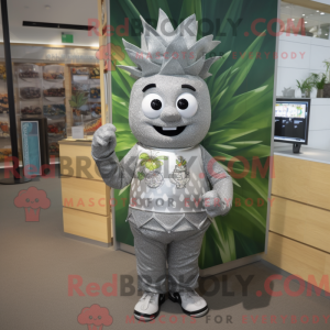 Sölv aas maskot kostyme...