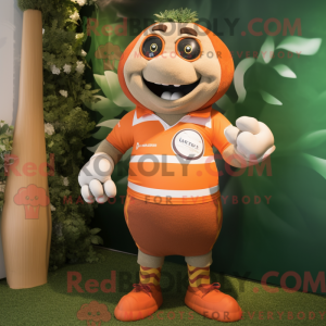 Oliv-orangefarbenes...