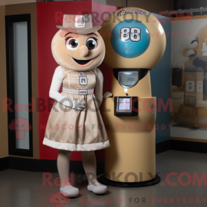 Beige Gumball Machine...