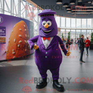 Purple Currywurst mascot...