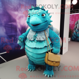 Turkis Glyptodon maskot...