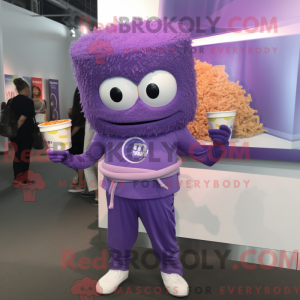 Lavendel Ramen maskot drakt...