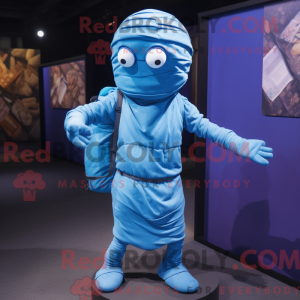 Maskottchenkostüm Blaue...