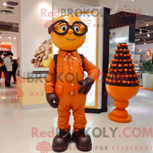 Maskottchenkostüm Orange...