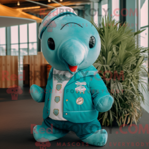 Disfraz de mascota Teal...